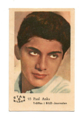 Purkkakuva STAR D n:o 93 PAUL ANKA