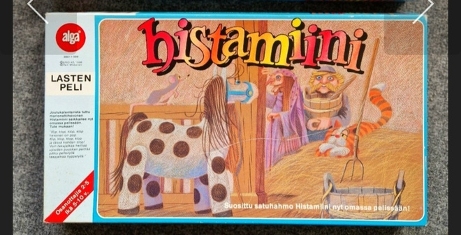 Histamiini lautapelit Alga 1986. Hieno Kunto