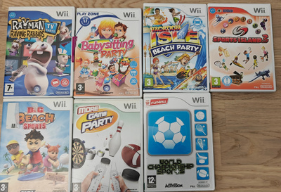 Wii pelit 7 kpl