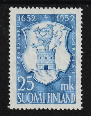 1952 Pietarsaari 300v merkki leimaamattomana