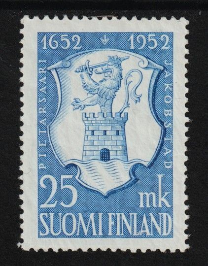1952 Pietarsaari 300v merkki leimaamattomana