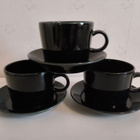 TEEMA KUPPI 2,2 dl & LAUTANEN 14 cm 3 paria • ARABIA - pikkukuva 1