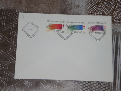 Punainen Risti 1977 FDC Lape 798-80
