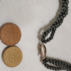 Upea vintage hematiitti kivi kaulakoru - pikkukuva 3