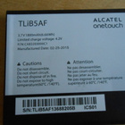 Alcatel TLiB5AF akku, 3,7V 1800mA - pikkukuva 1