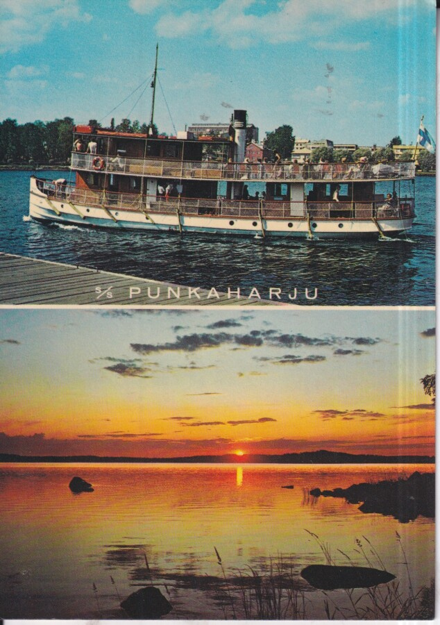 S/S Punkaharju, Puruvesi.  sommitelmakortti  .    e134