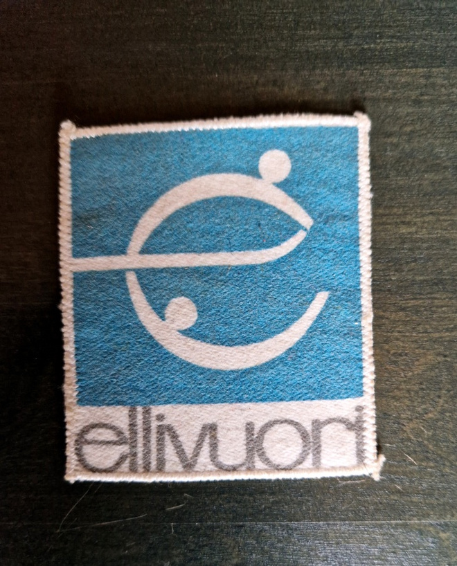 Ellivuori vintage kangasmerkki