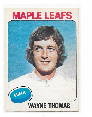 1975-76 OPC #347 Wayne Thomas Toronto Maple Leafs MV