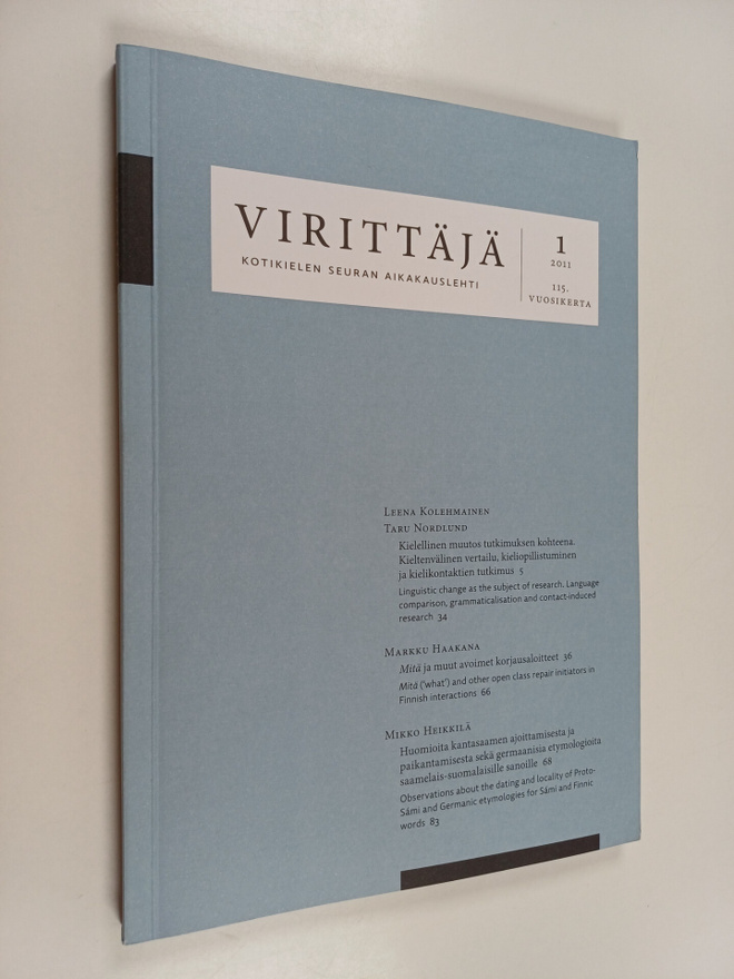 Virittäjä 1/2011