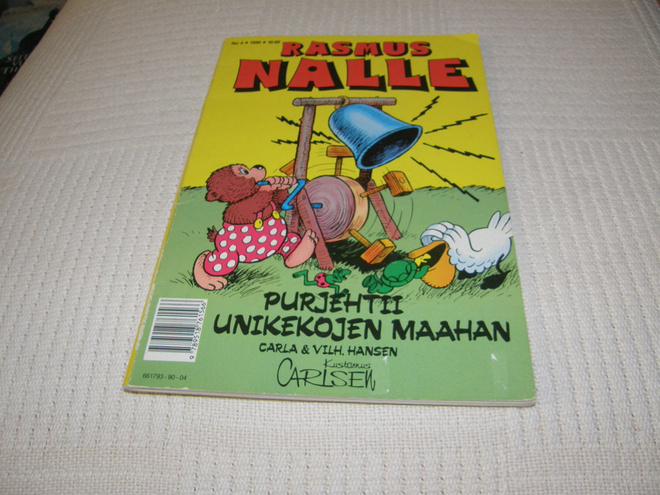 Rasmus Nalle purjehtii unikekojen maahan