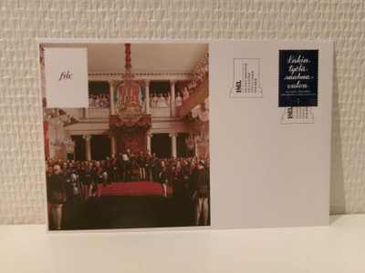 FDC- ensipäiväkuori - Valtiopäivät 150 vuotta - 2013