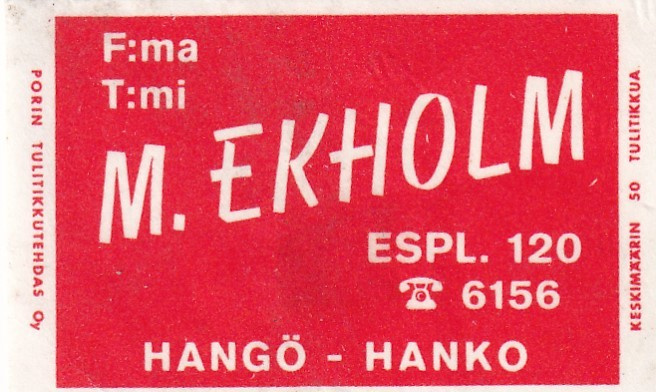 Hangö - Hanko, M. Ekholm    1/8