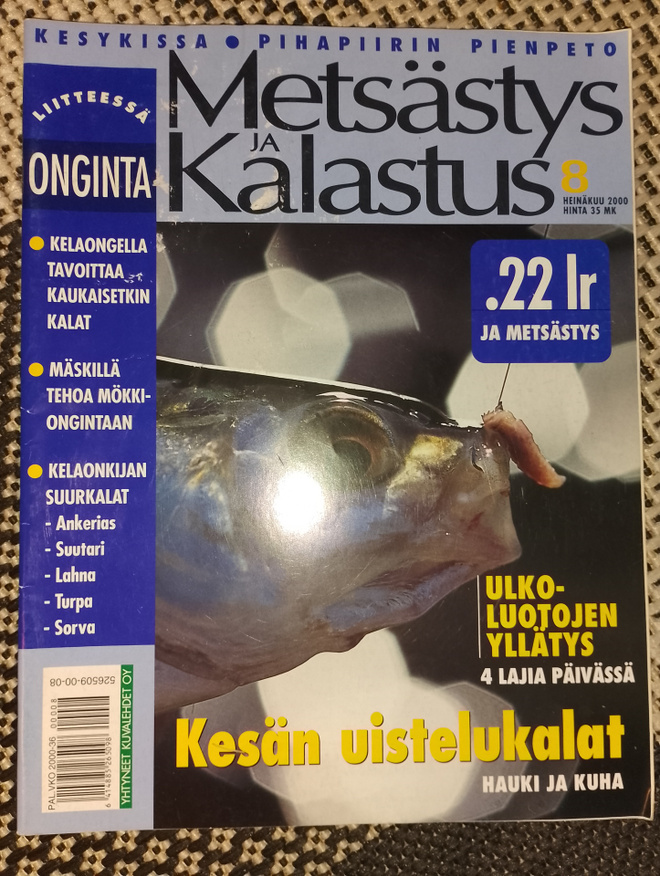 Metsästys ja kalastus 8/2000