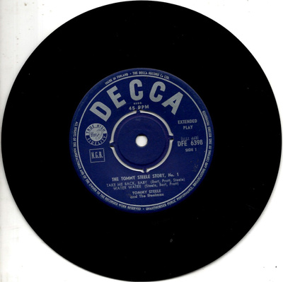TOMMY STEELE: "Tommy Steele Story No. 1"-EP 7"