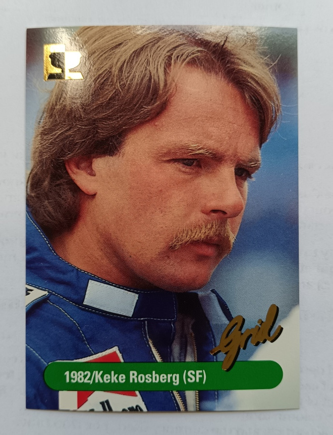 1992 Grid Motorcard #184 Keke Rosberg
