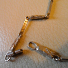 Kaulaketju 71,5cm Hopea 1980-luv - pikkukuva 4