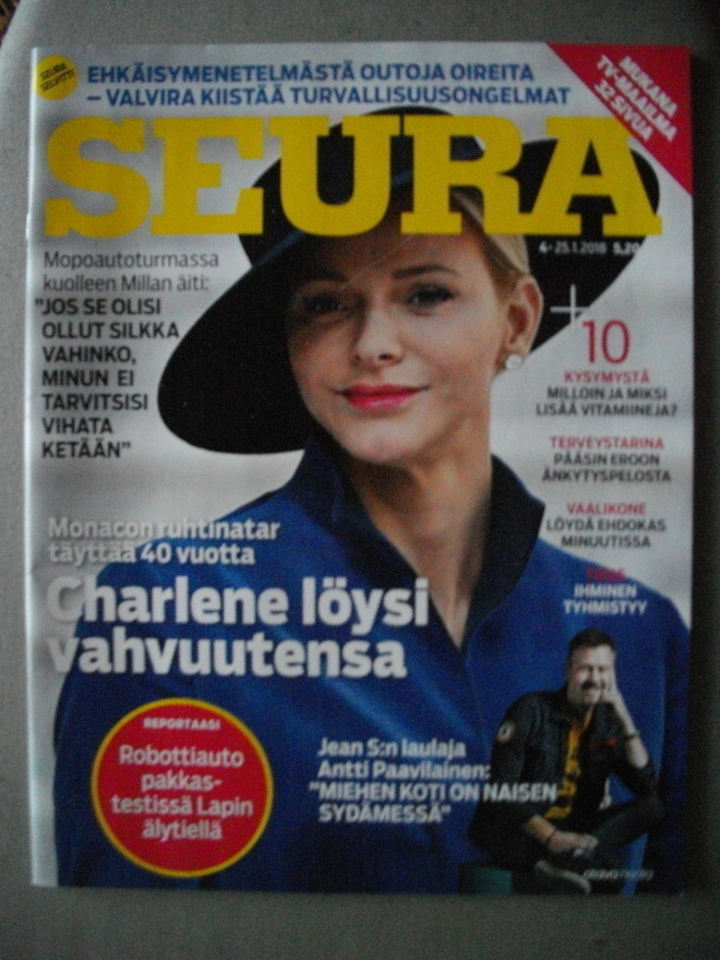 Seura lehti Nro 4/2018 (24.1)