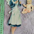Paperinukke hoitaja ja vauva 1940-50-luku - pikkukuva 3