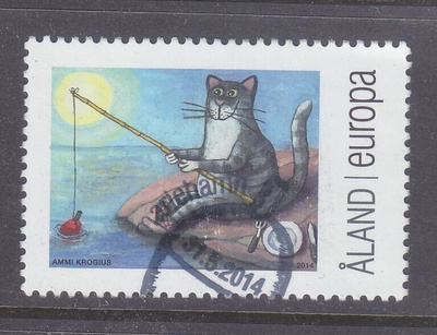 Åland omakuvamerkki kissa.