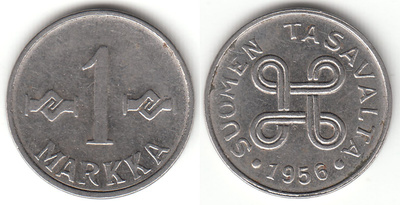 1 mk 1956 lyhyet kärjet 6 ja 9