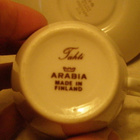 ARABIA, Tähti kahvikuppi+asetti, malli EC - pikkukuva 4