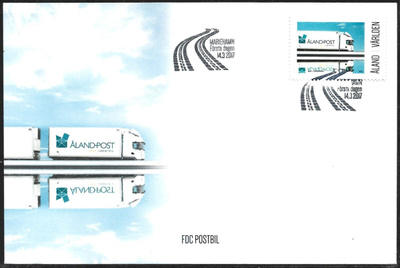 FDC Åland 2017 Omakuvapostimerkki 13 LaPe ÅL OK 13