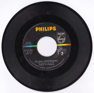 PAUL & PAULA; Holiday Hootenanny / Holiday for teens 7"
