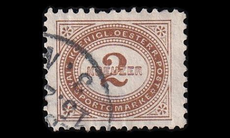 Itävalta P_2A o Porto 2 Kr (L10½) (1894)