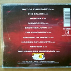 Joe Satriani - Not Of This Earth CD - pikkukuva 2