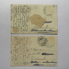 Kaksi kulkenutta postikorttia (vuodelta 1908?) - pikkukuva 2