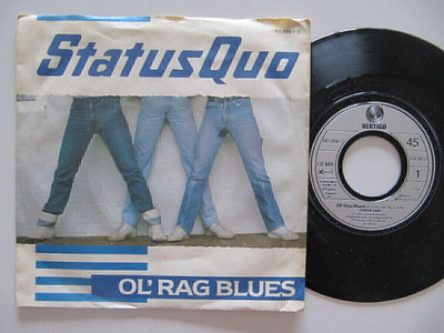 Status Quo Ol' Rag Blues 7" sinkku