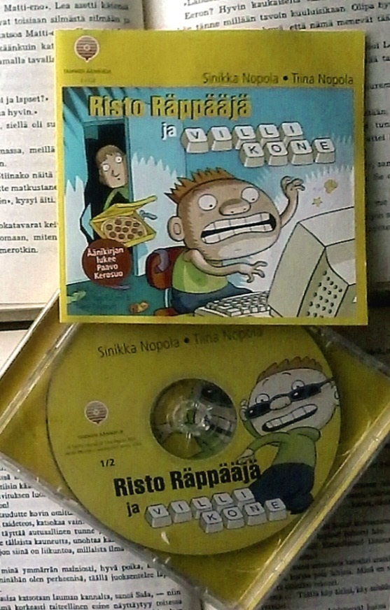 Sinikka Nopola - Risto Räppääjä ja villi kone (äänikirja)
