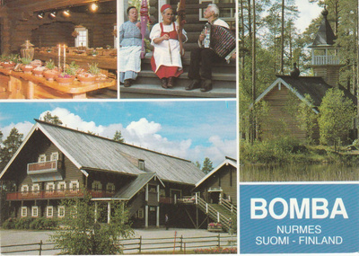 Postikortti, NURMES, Bomba Karjalatalo, Erikoisleima