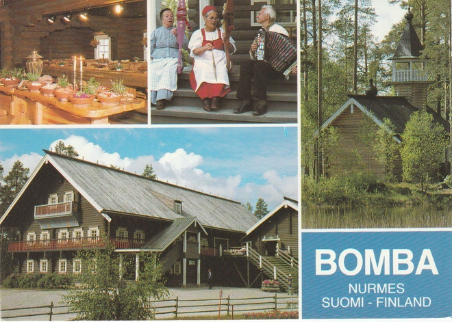 Postikortti, NURMES, Bomba Karjalatalo, Erikoisleima