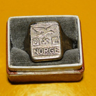 Norjan Miehitys 1940 Hopeinen Saksan Luftwaffe sormus - pikkukuva 4