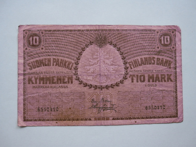 10 markkaa 1909