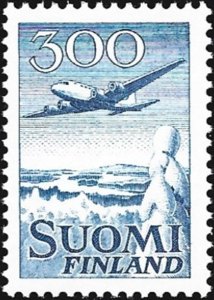1958 M-54 Lentokone 300 mk tummahkonsininen **  LaPe 488 b