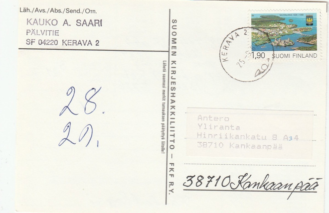 Postileima, KERAVA  2