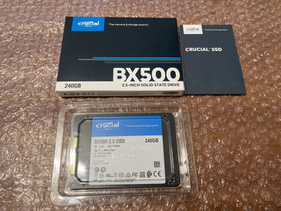 Crucial 240 Gt 2,5" SSD SATA-kiintolevy