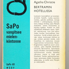 Agatha Christie - "Bertramin hotellissa" SaPo pokkari - pikkukuva 2