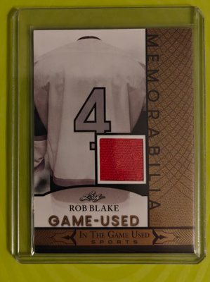 Rob Blake 2024 Leaf In The Game Used