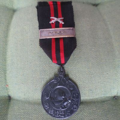 Talvisotamitali  LAPPI  Soljella