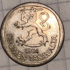1 markka 1964 - pikkukuva 1