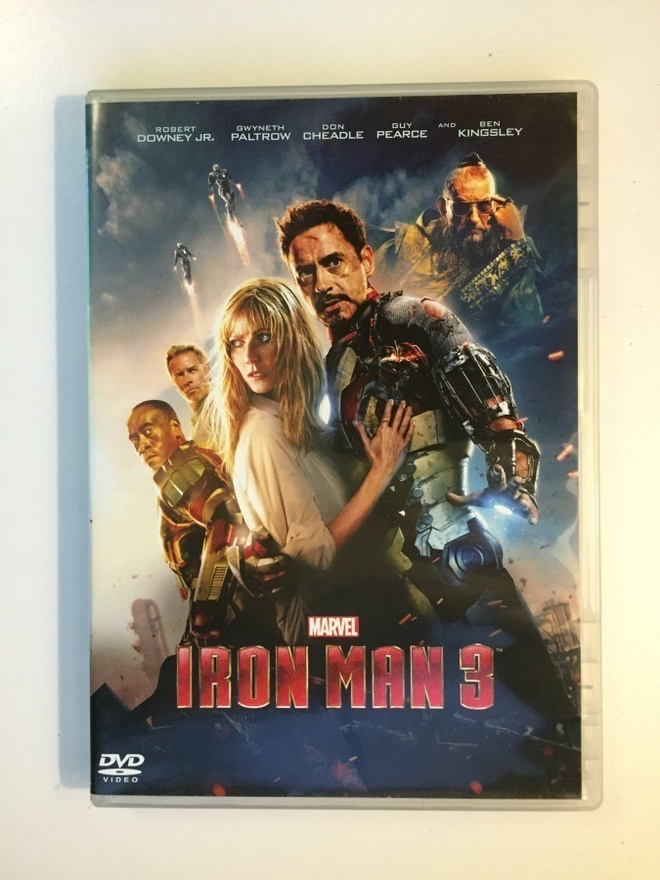 Iron Man 3 (DVD) Robert Downey Jr ja Guy Pearce (2013)