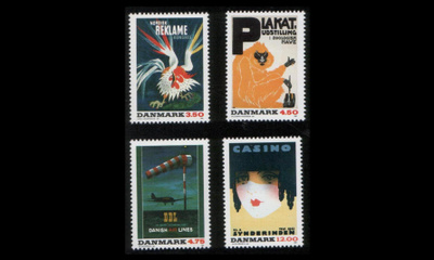 Tanska 1012-5 ** Julistetaidetta (1991)