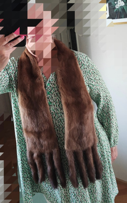 Aito Stockmannin vintage minkkistoola