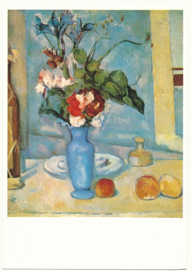 Paul CEZANNE -Kukkia sinisessä vaasissa
