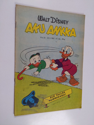 Walt Disney : Aku Ankka 21/1967