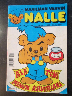 MAAILMAN VAHVIN NALLE 4 / 1988 SARJAKUVALEHTI BAMSE