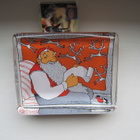 JOULUPUKKI-LASIKORTTI, IITTALA DESIGN PEKKA VUORI - pikkukuva 1